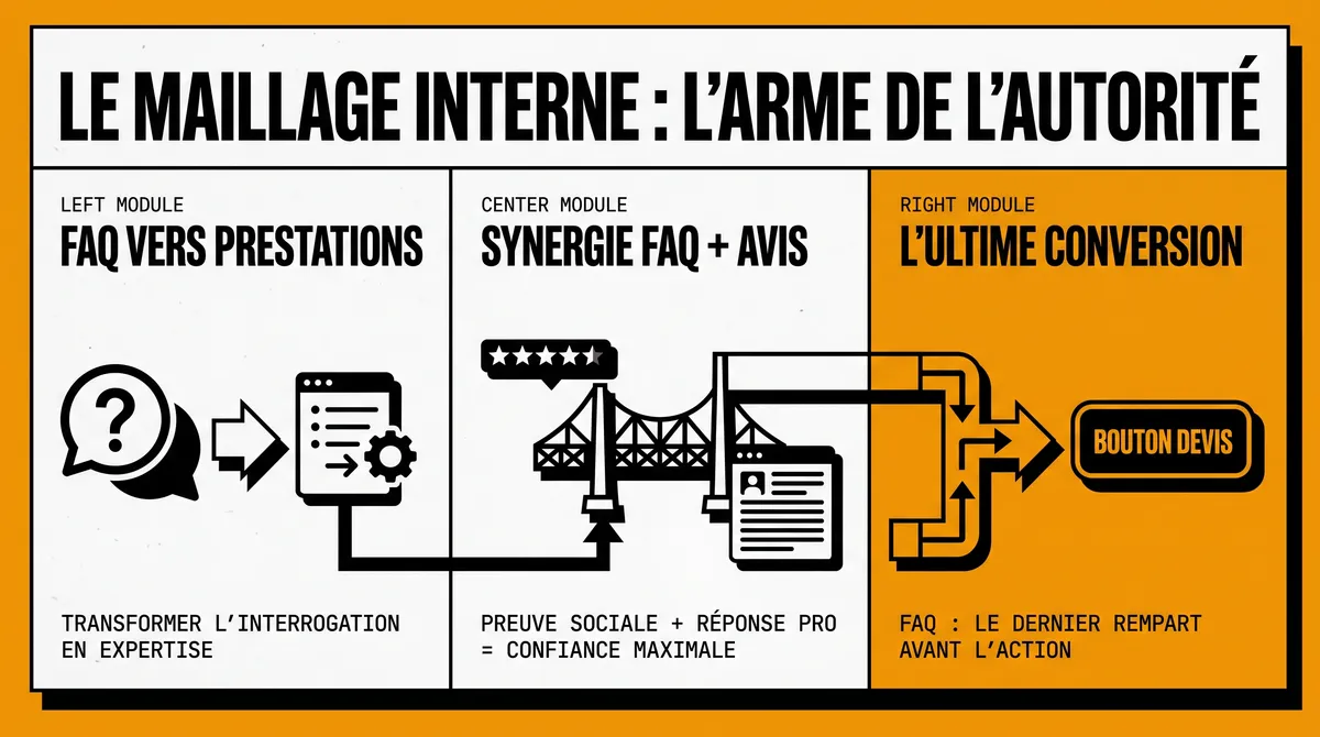 Infographie : Le maillage interne : l'arme discrète pour diffuser l'autorité