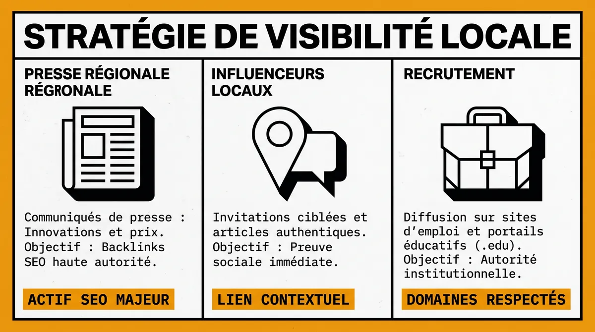 Infographie : Tirer parti de la presse régionale et des blogueurs locaux