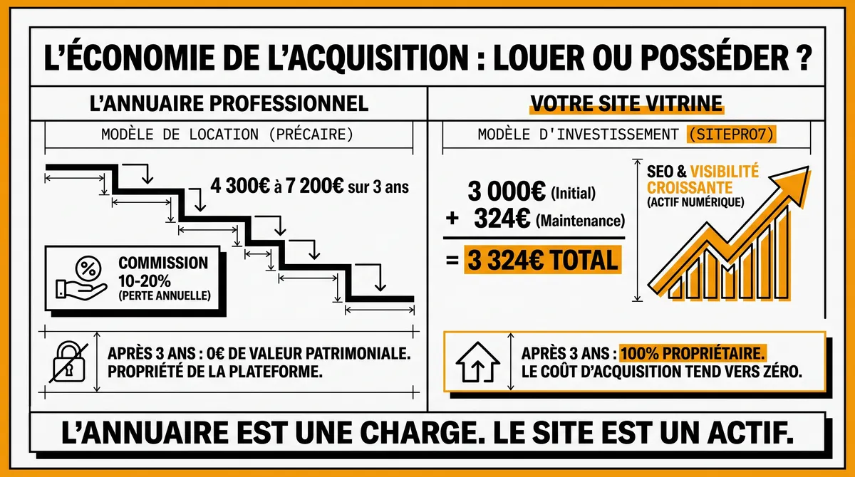 Infographie : La structure économique de l'acquisition client