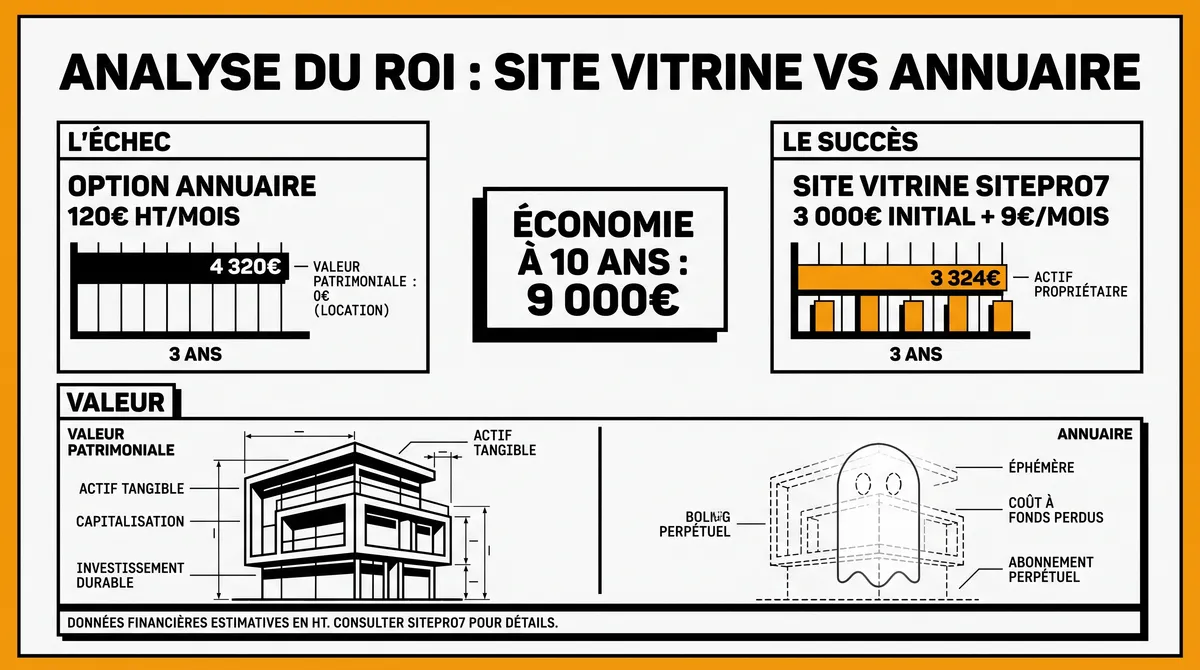 Infographie : L'analyse du ROI sur 3 ans : les chiffres qui parlent